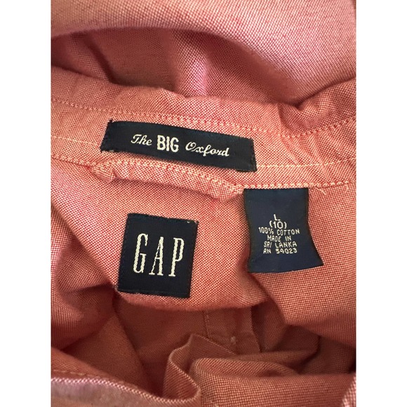 Gap Boys Button Down Vintage Shirt Large‎ - Picture 4 of 8